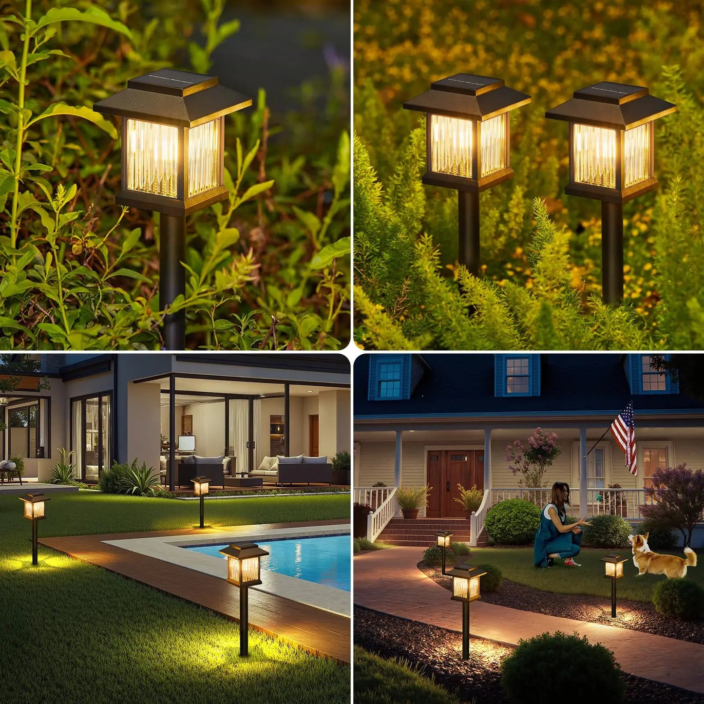 Solar Pathway Outdoor Solar Light, Waterproof