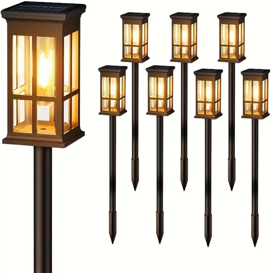 Solar Pathway Outdoor Lighting, Waterproof