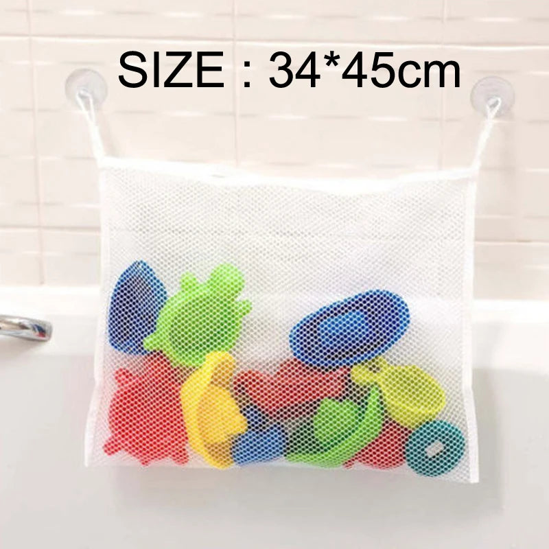 Baby Bath Toys with Mesh Storage Bag – Cute Animal Sets with Strong Suction Cups