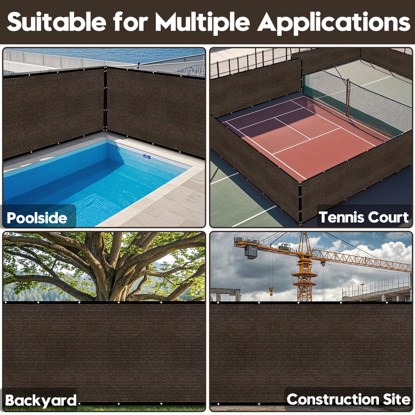 Heritage 4' x 50' Privacy Fence Screen