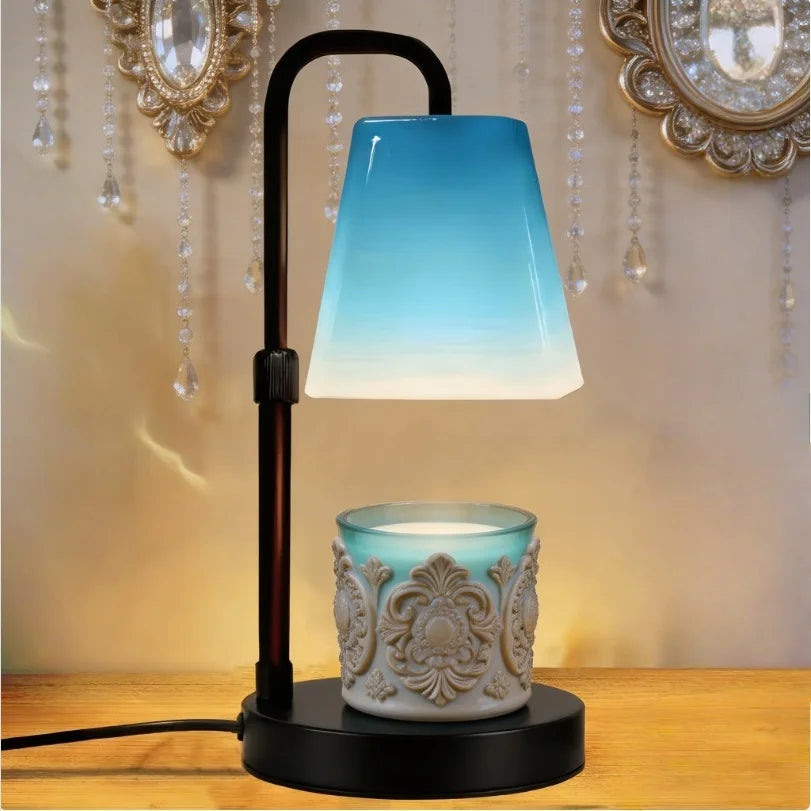Dimmable Candle Warmer Lamp with Timer – Height‑Adjustable, Clean & Flame‑Free Fragrance