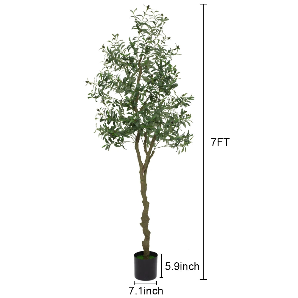 Realistic Artificial Olive Tree – UV‑Resistant Faux Plant for Home & Office Décor