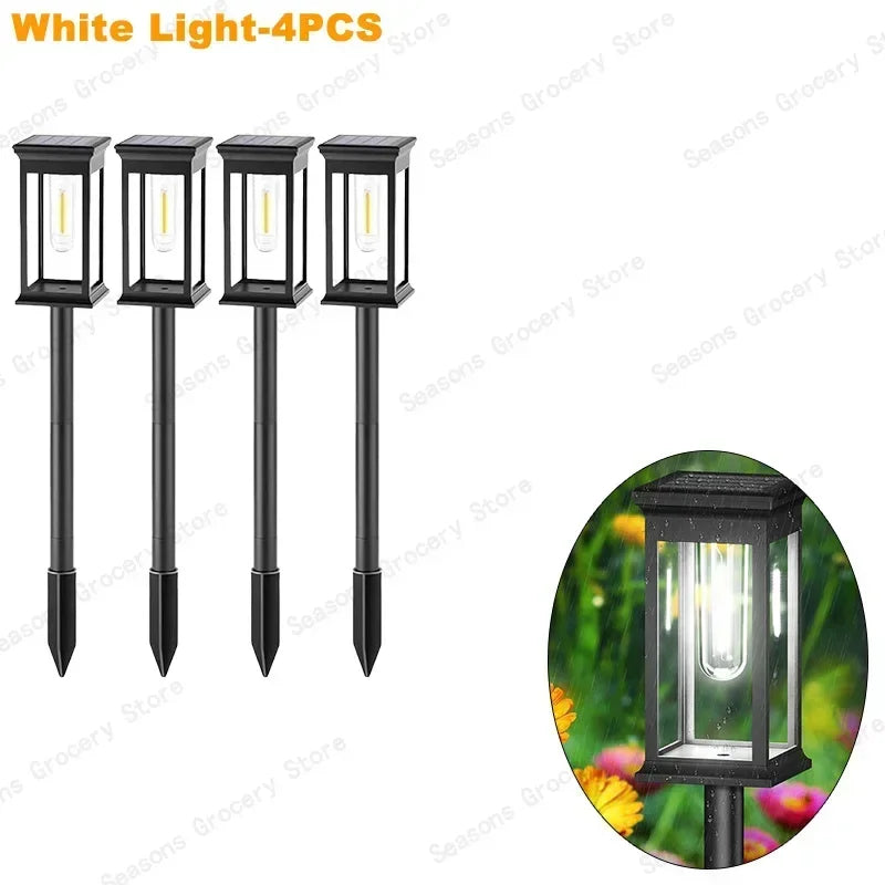 Waterproof LED Solar Lights – Automatic Dusk‑to‑Dawn Outdoor Lighting