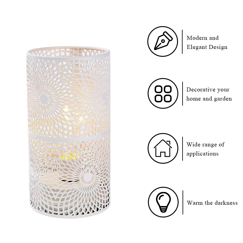Nordic‑Style Cylinder Candle Holders – Modern Metal Accents for Cozy Home Decor (Set of 2)