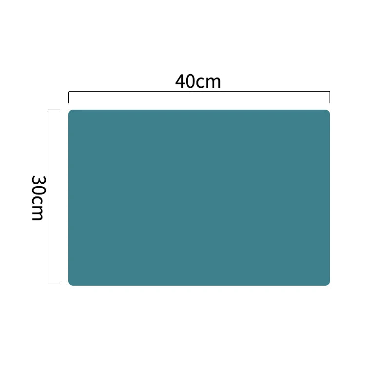 Oversized Food Grade Silicone Waterproof Placemat Heat Insulation Anti-Skidding Washable 24"x16"