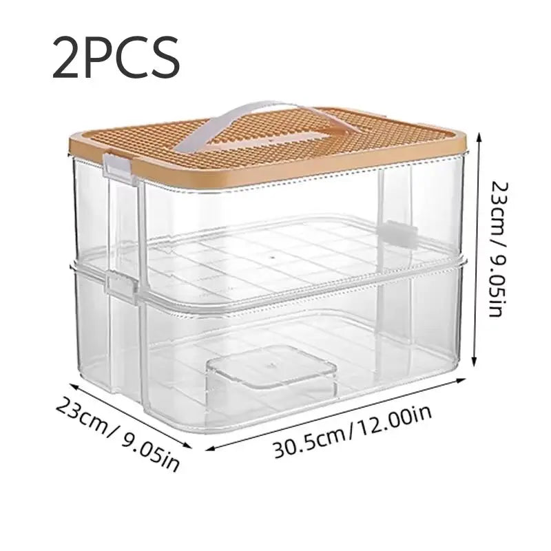 Toy Storage Box for Hats, Bricks, and Toy Containers - Stackable Organizer