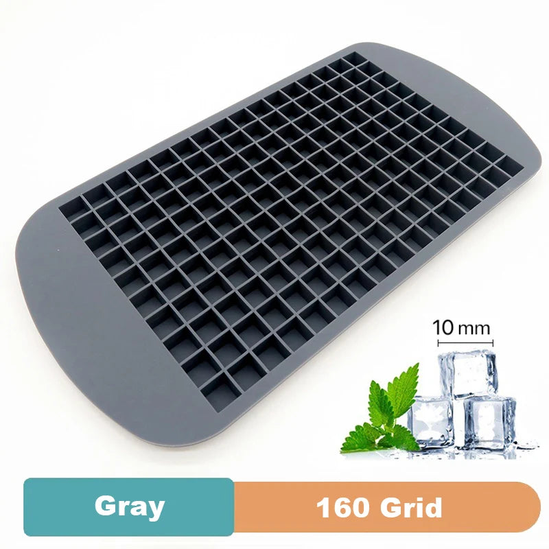 Premium Silicone Ice Cube Tray – Food‑Grade Square Mold Available in 4/6/8/15/160 Cubes