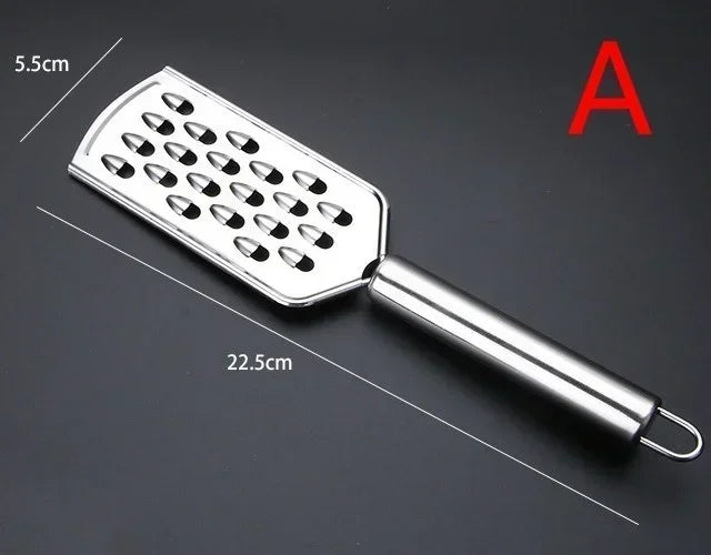 Handheld Stainless Steel Cheese Grater | Multi-Use Shredder for Chocolate, Butter, Fruit & Vegetable