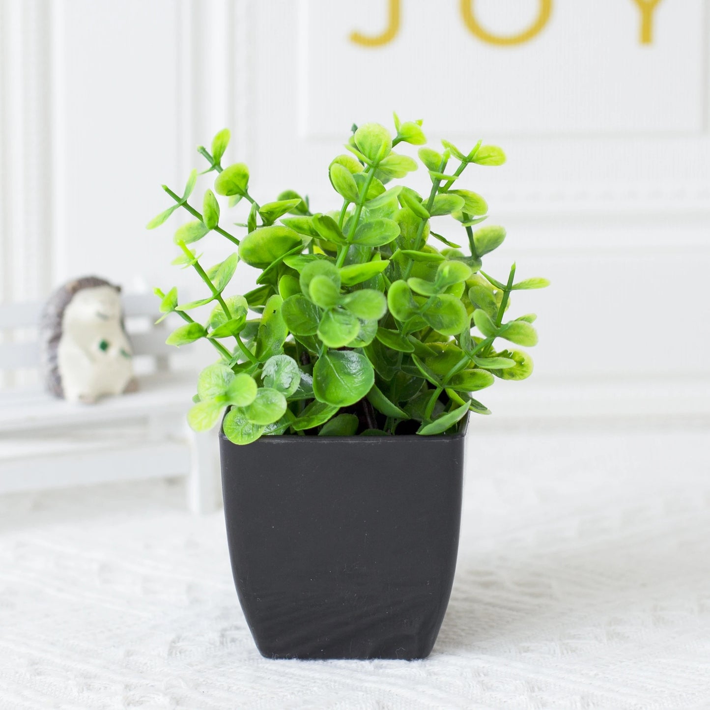 Mini Maintenance-Free Potted Faux Plant for Home & Office