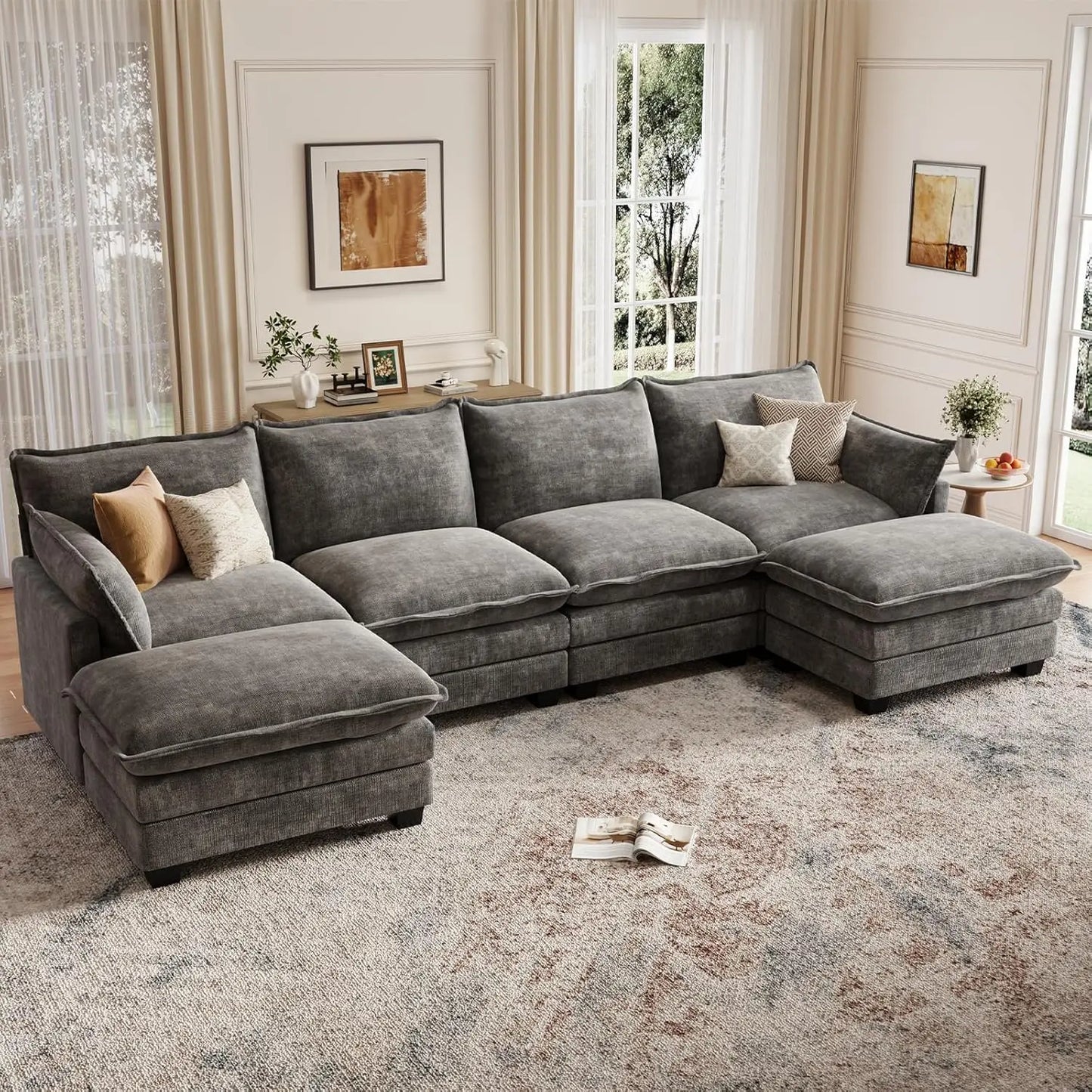 U Shaped Sectional Sofa