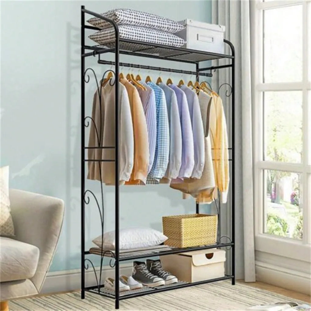 Simplicity Clothes Rack, Garment Storage, Shoe Organizer