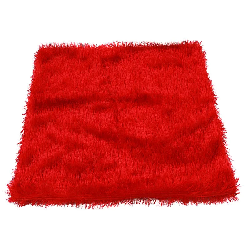 Soft Plush Faux Fur Throw Pillow Covers – Luxurious Decorative Cushion Cases (Multiple Colors)