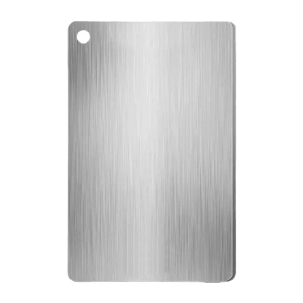 Stainless Steel Cutting Board - Double Sided Chopping Board for Kitchen