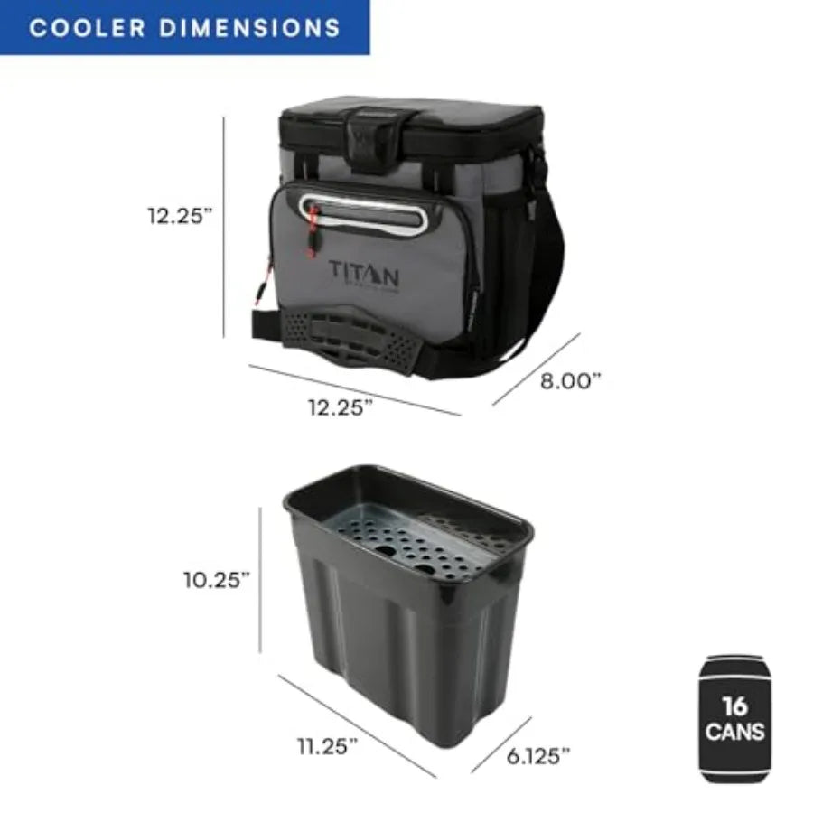Deep Freeze Hardbody Cooler – Outdoor Polyethylene Zipperless Ice Chest with Deep Freeze Insulation, Gray