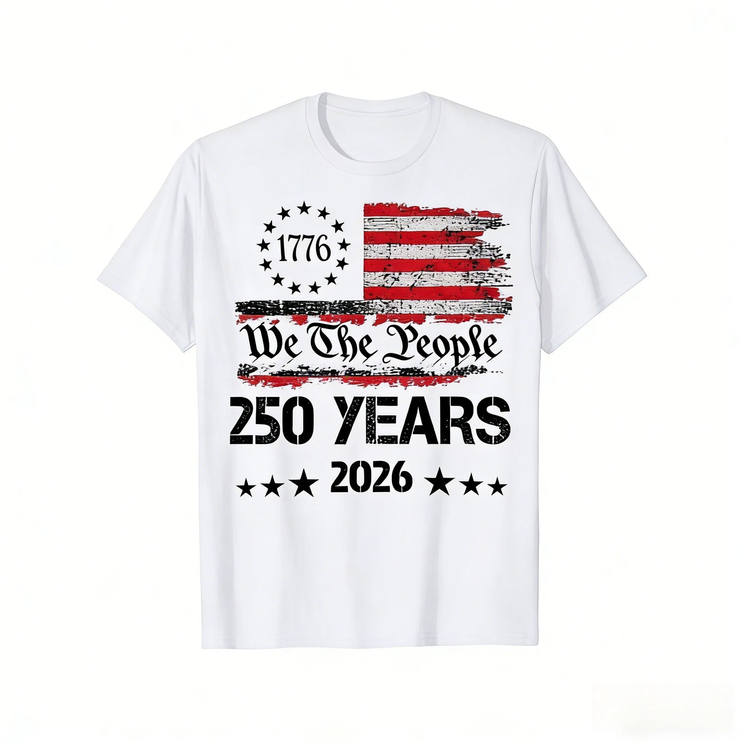 USA 250th Anniversary 100% Cotton Unisex Short Sleeve