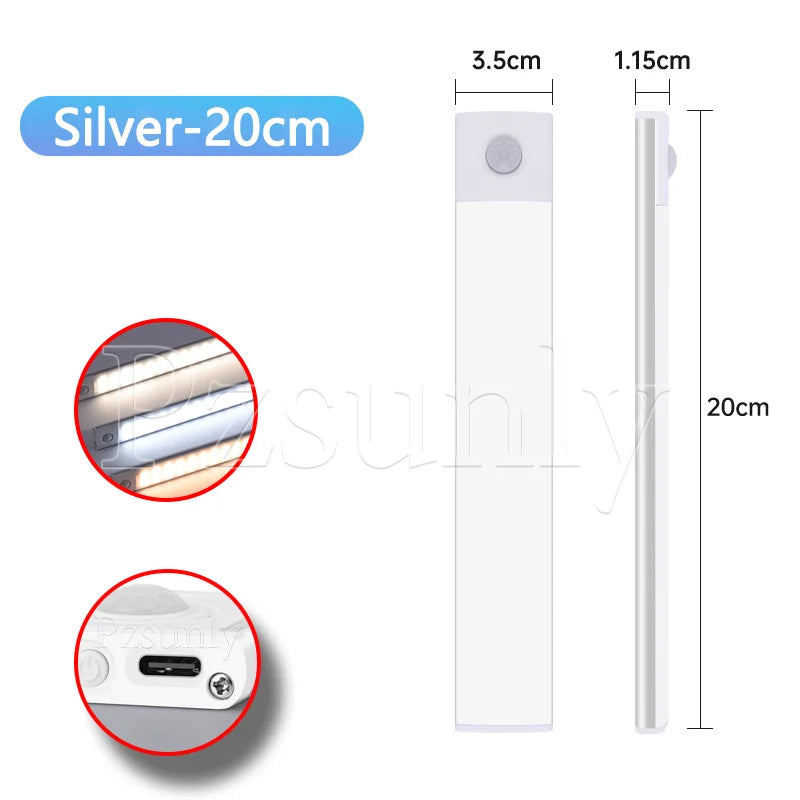 LED Motion Sensor Bar Light for Kitchen, Closet