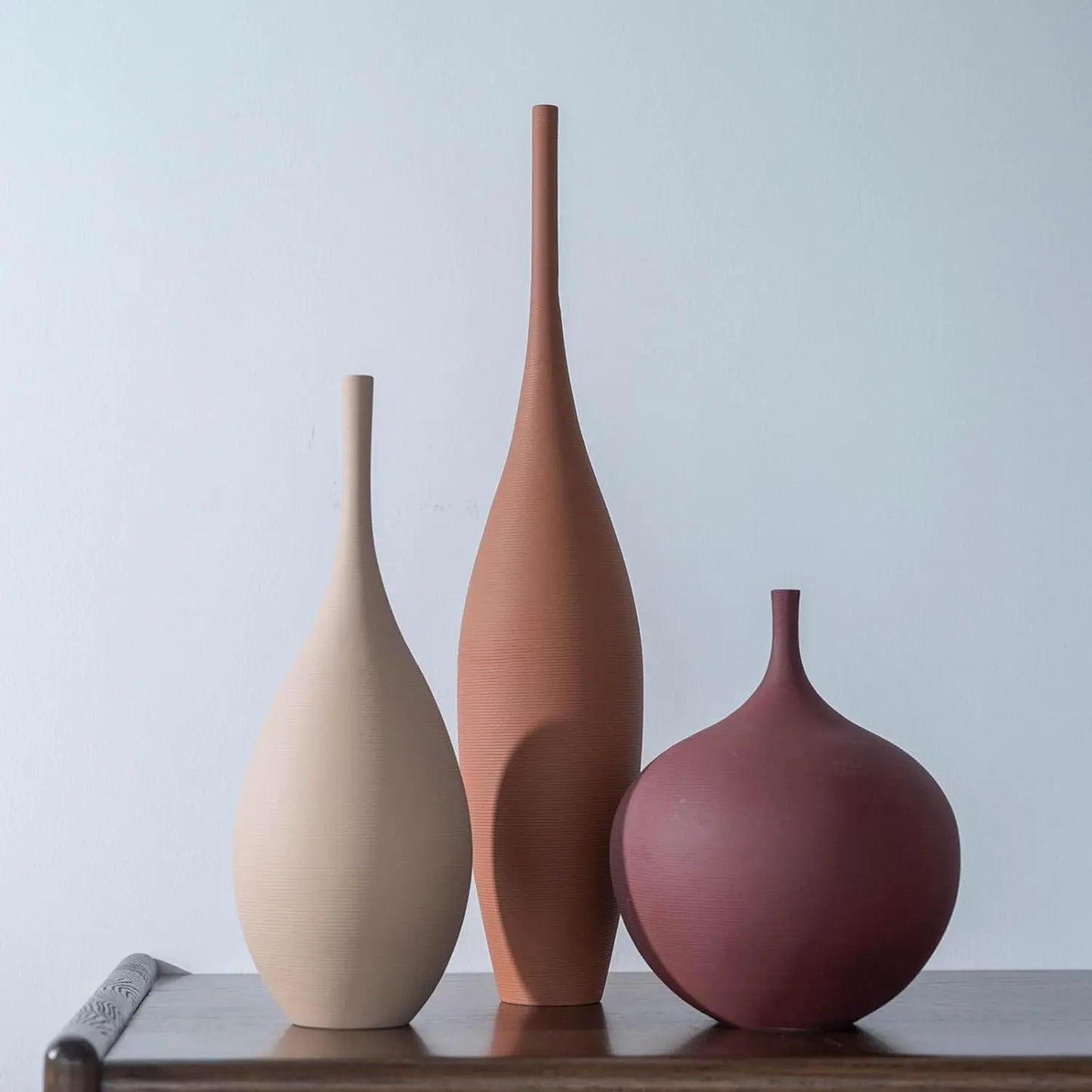 Set of 3 Modern Ceramic Vases
