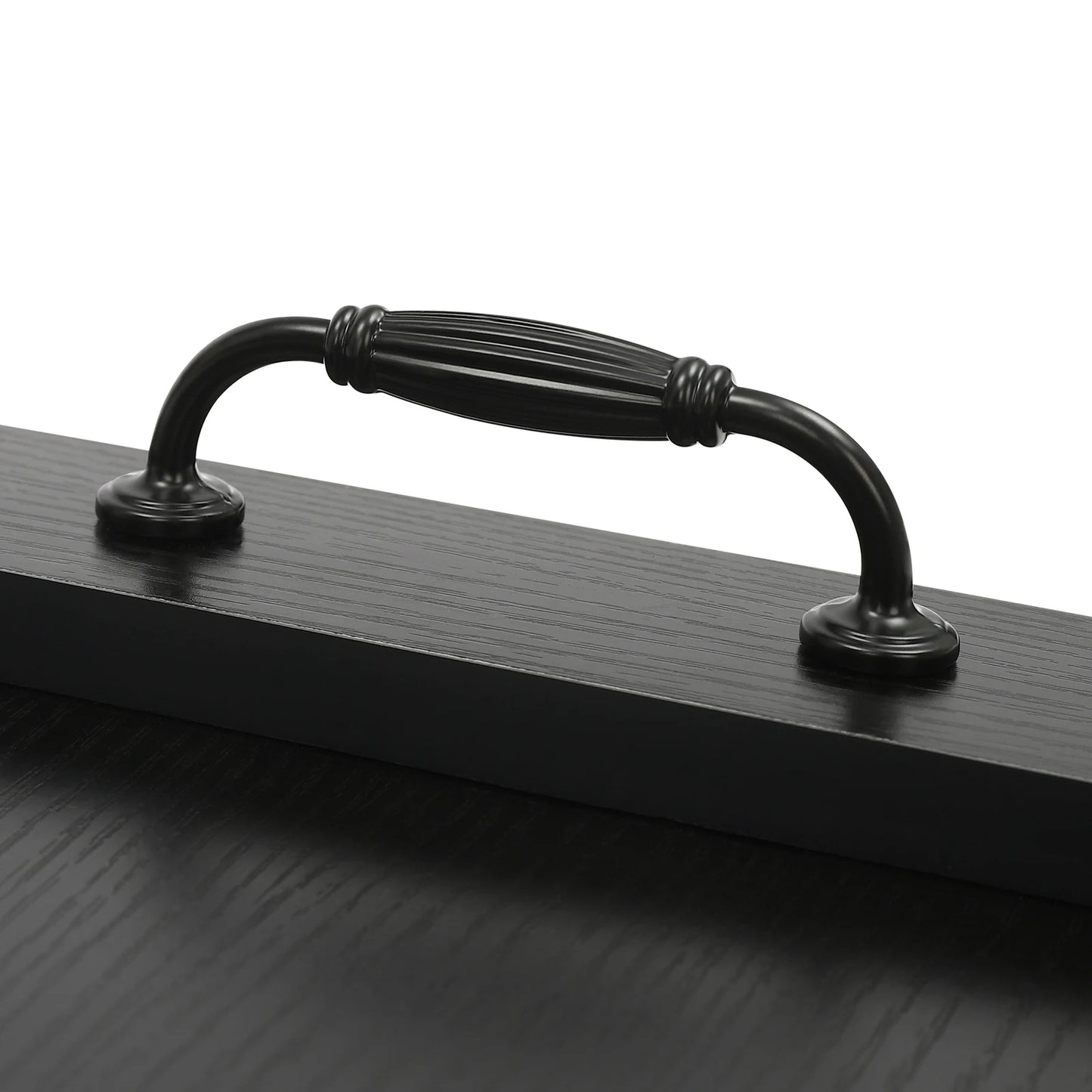 Stove Cover with Handles, Handmade Cookware Accessory Decorative Tray for Home Kitchen, Black