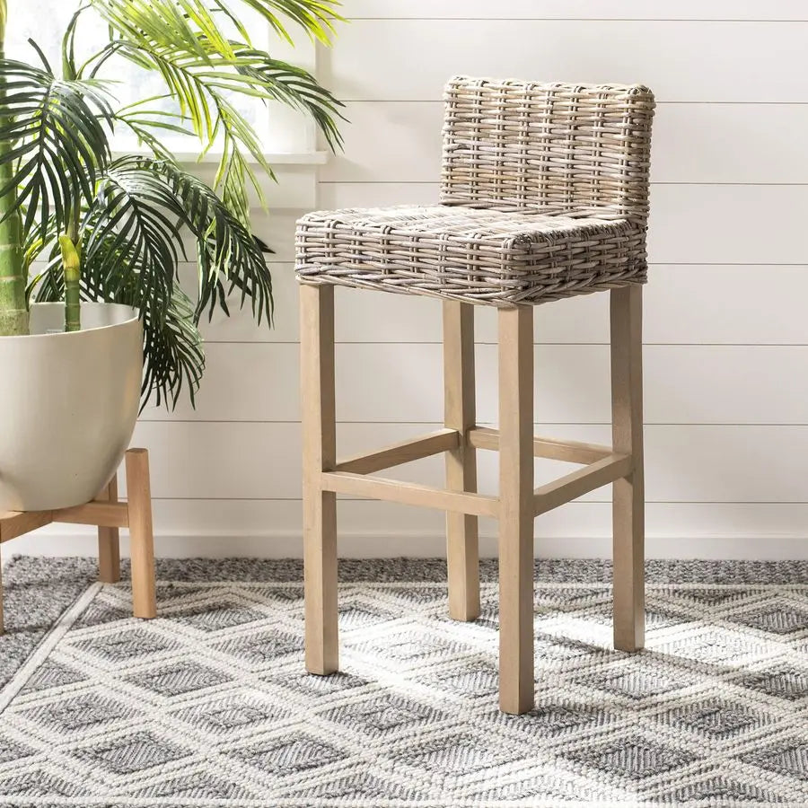 Wicker 30inch Bar Stool