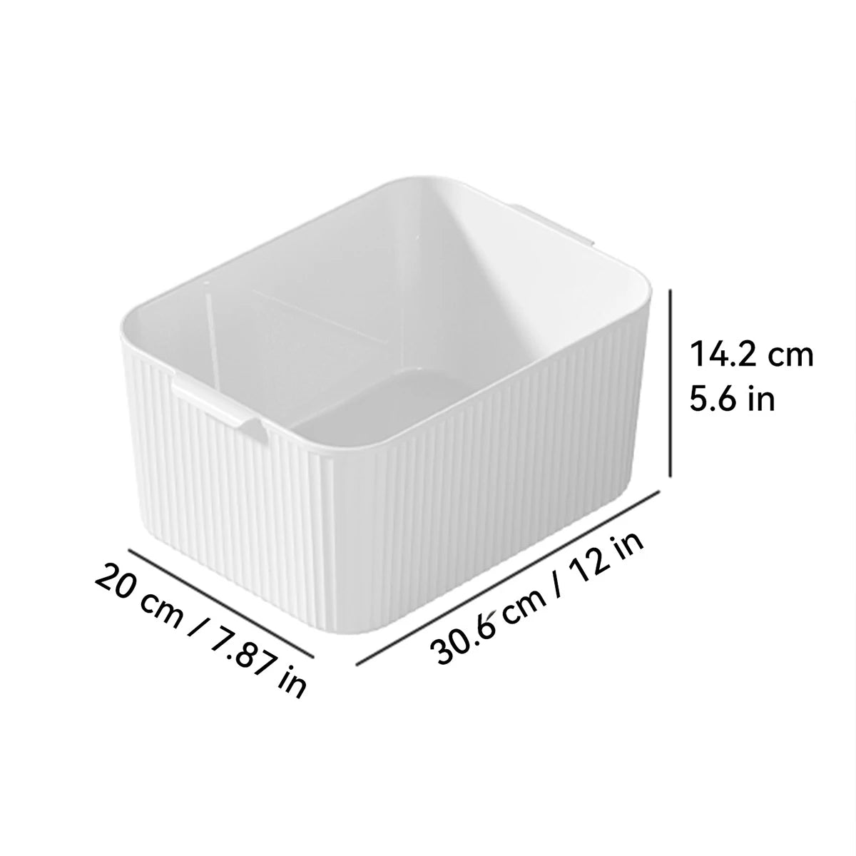 Multifunctional Plastic Storage Bins With Handle