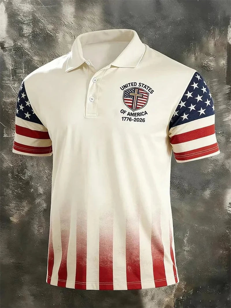 America 250th Anniversary Polo Shirt