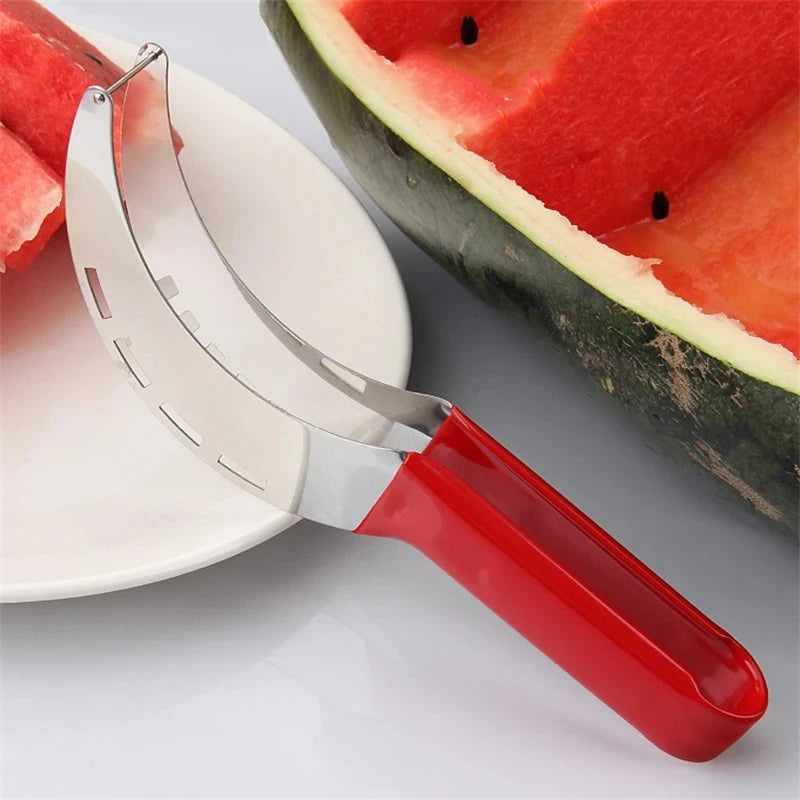 Stainless Steel Watermelon Cutter – Multi‑Function Fruit Slicer, Digger & Salad Tool for Easy Prep