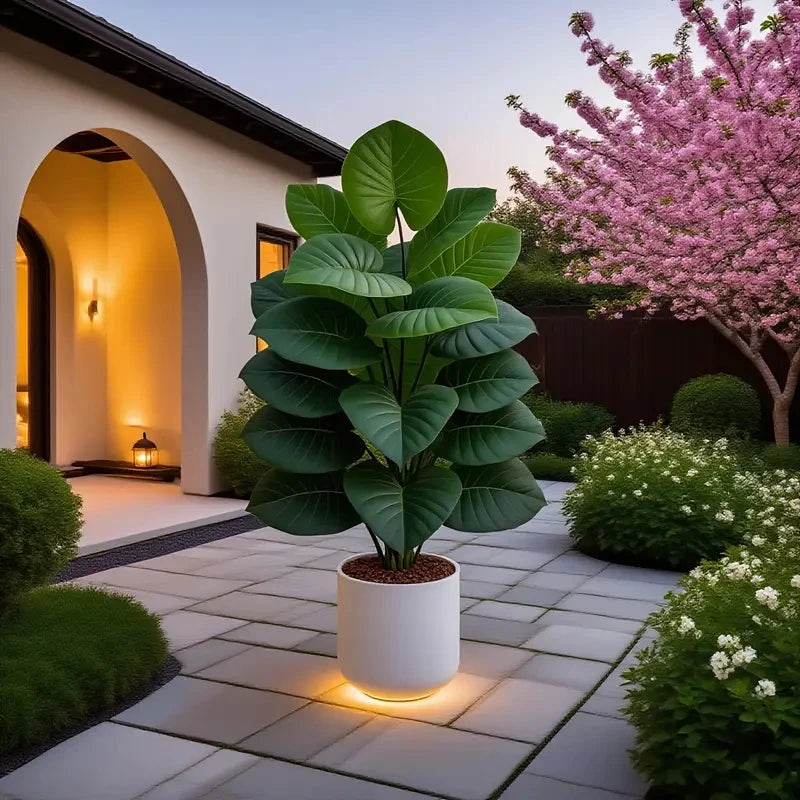 2‑Pack Artificial Tropical Trees – 3ft Realistic Faux Greenery for Home & Outdoor Décor