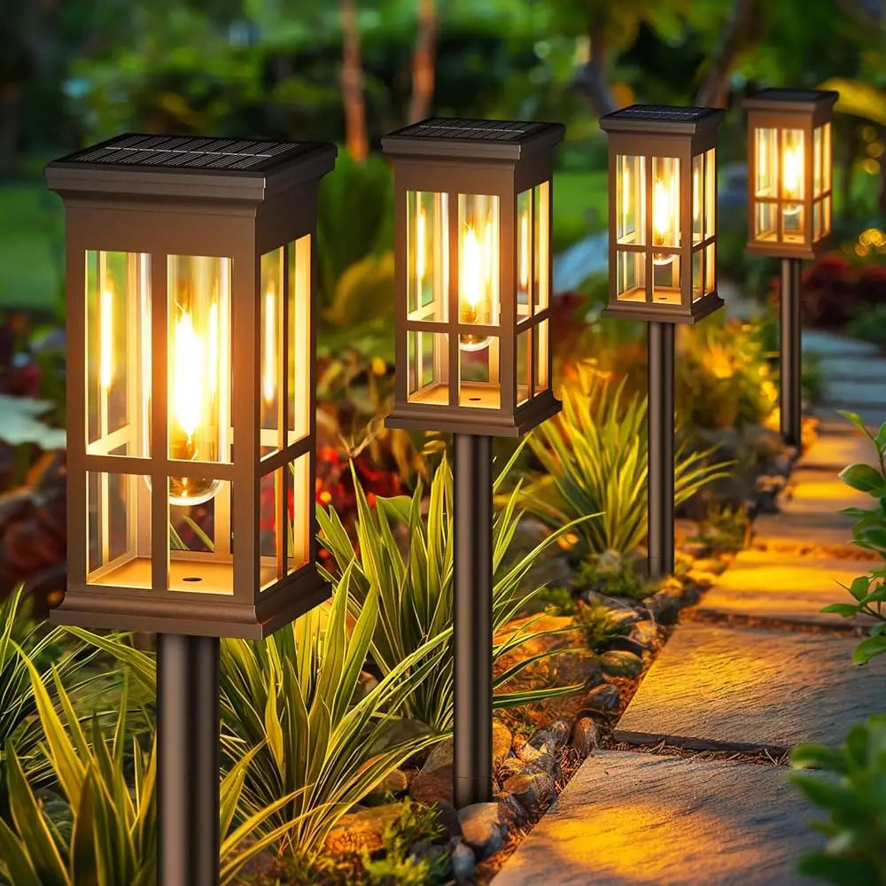 Solar Pathway Outdoor Lighting, Waterproof