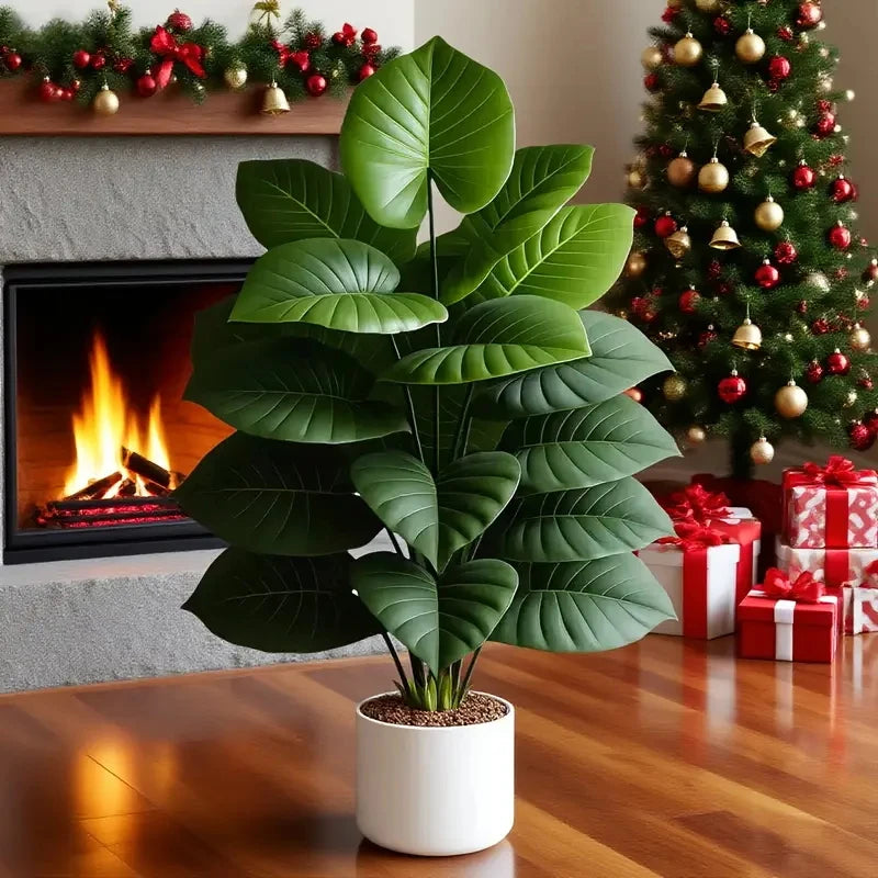 2‑Pack Artificial Tropical Trees – 3ft Realistic Faux Greenery for Home & Outdoor Décor