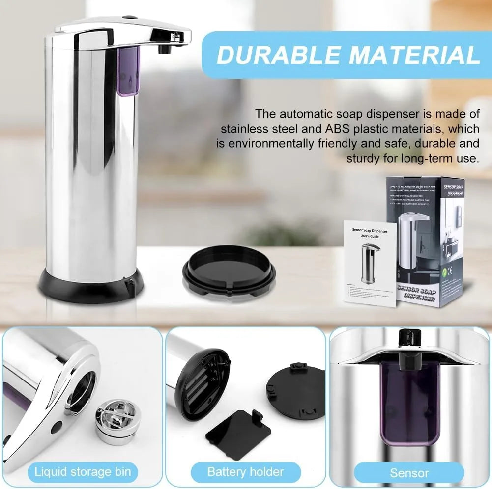 Touchless Automatic Soap Dispenser With Infrared Sensor