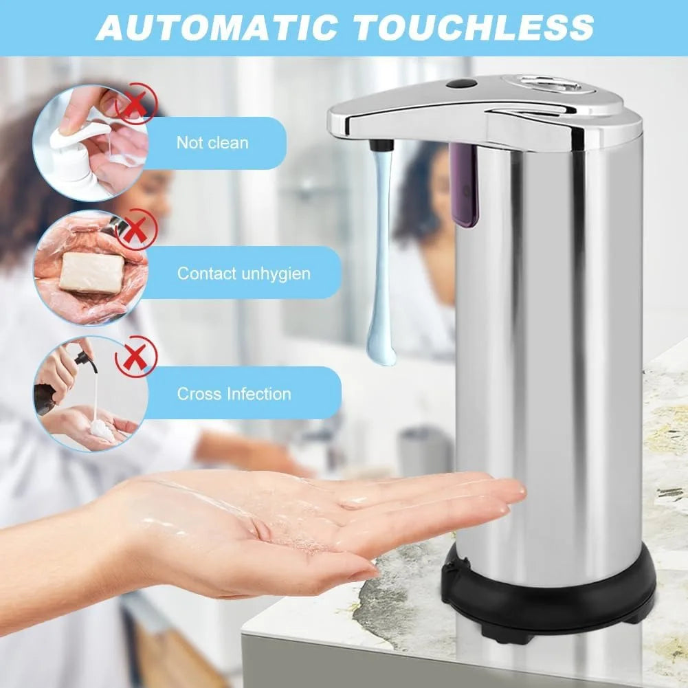 Touchless Automatic Soap Dispenser With Infrared Sensor