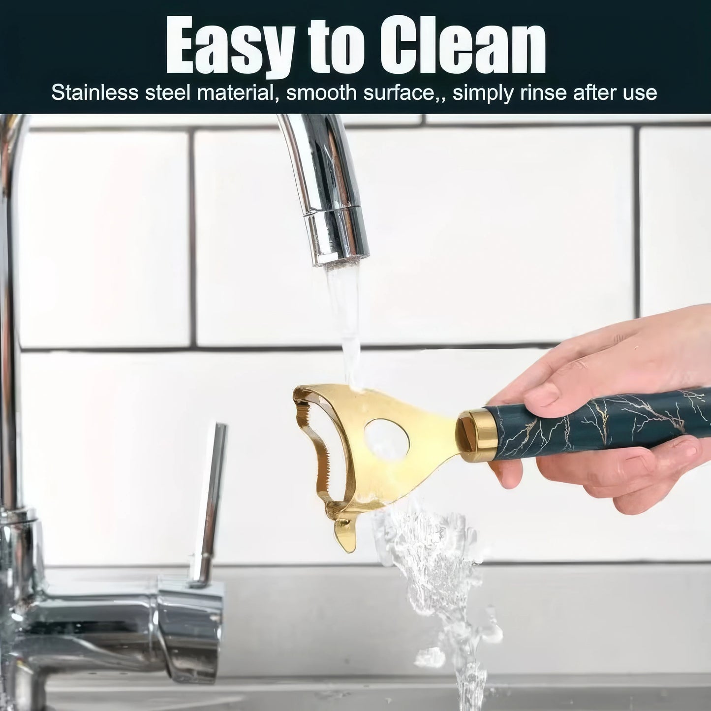 Golden Corn Peeler with Serrated Blade – Easy‑Clean Corn Plow Tool (1 or 2‑Piece Set)