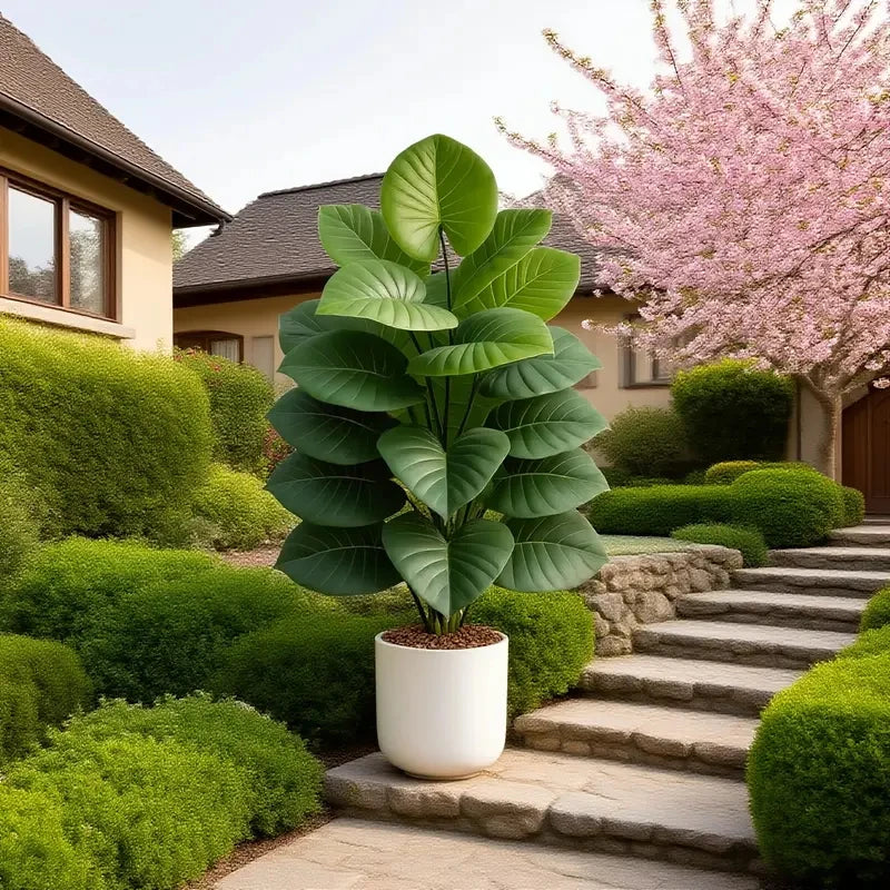 2‑Pack Artificial Tropical Trees – 3ft Realistic Faux Greenery for Home & Outdoor Décor