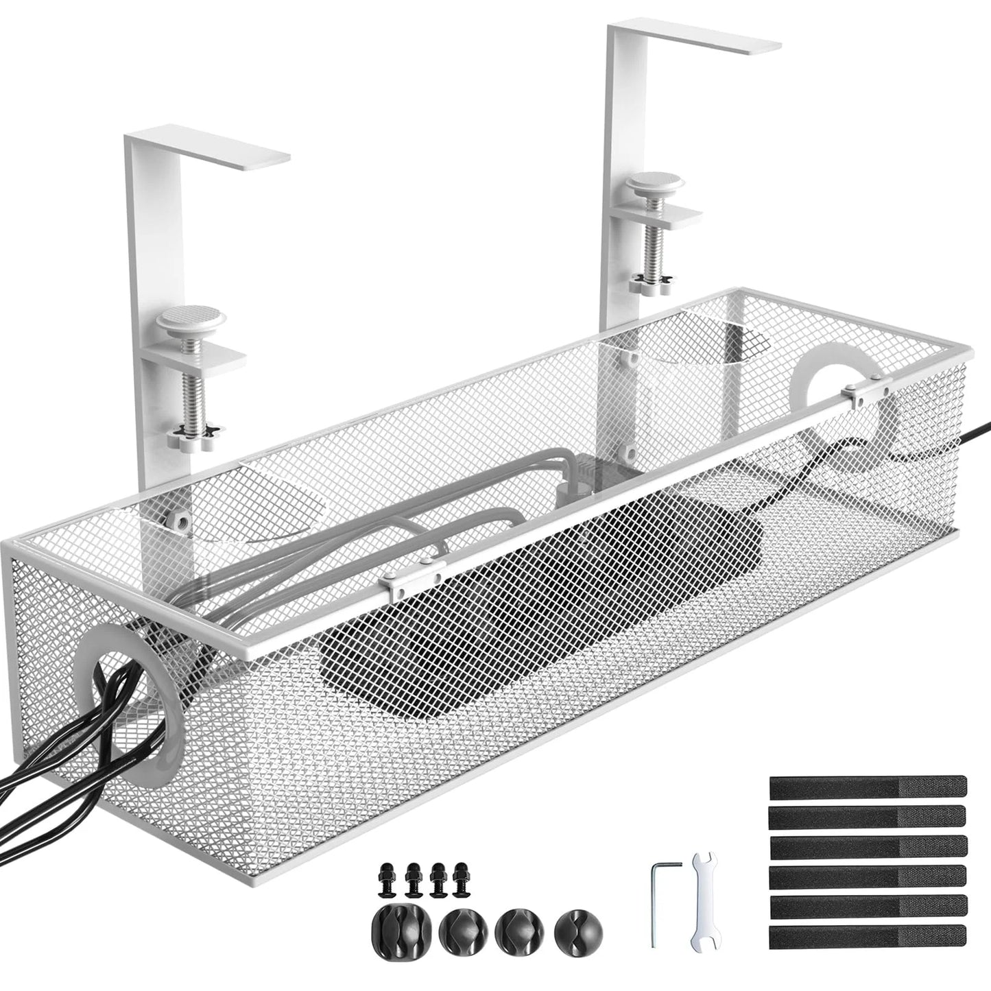 Under Desk Box - Wire Management & Cord Organizer