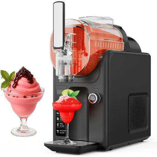 2.4L Home Slushie & Margarita Machine – No Ice Needed, Self‑Cleaning Frozen Drink Maker
