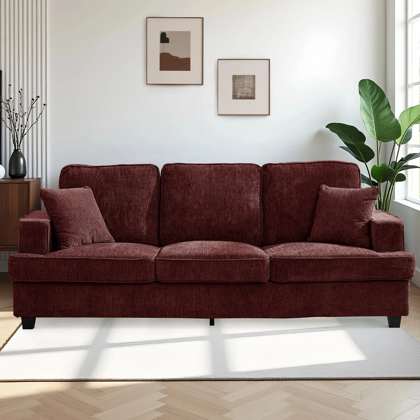 89 inch Couch Sofa, 3 Seater