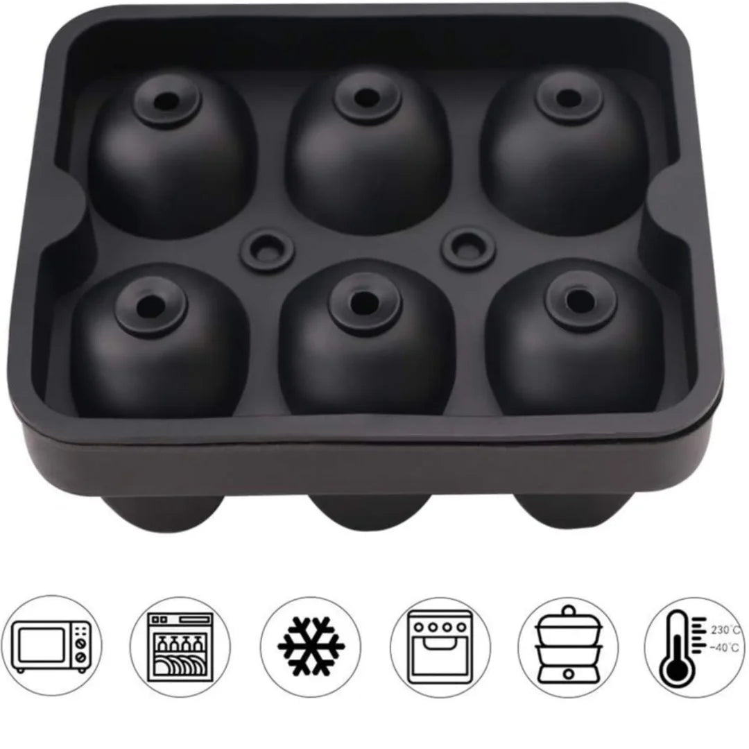 Easy‑Release Silicone Skull Ice Mold – 3D Food‑Grade Ice Maker for Cocktails & Spirits