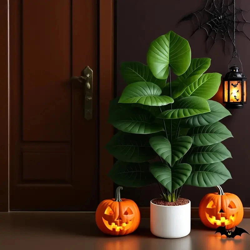 2‑Pack Artificial Tropical Trees – 3ft Realistic Faux Greenery for Home & Outdoor Décor