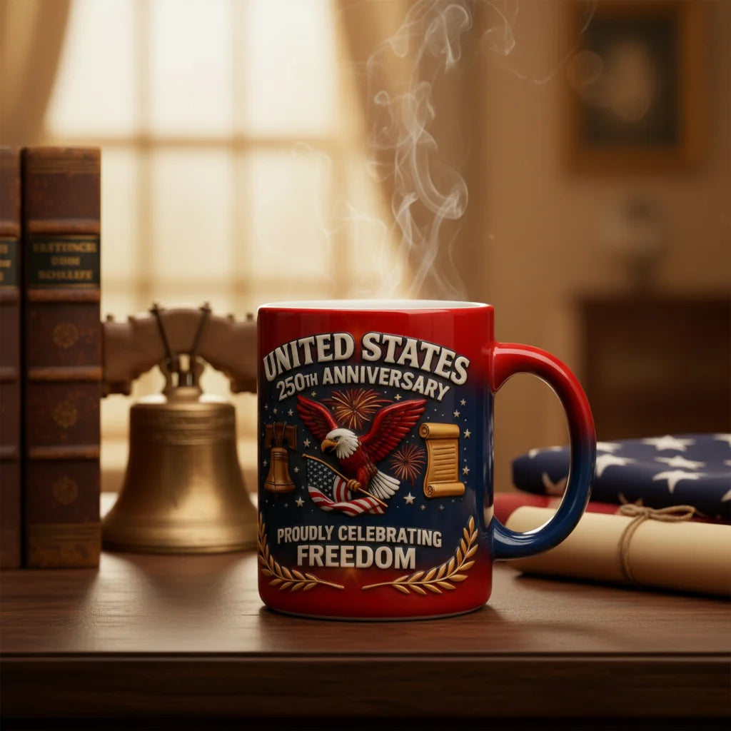 USA 250th Anniversary Coffee Mug
