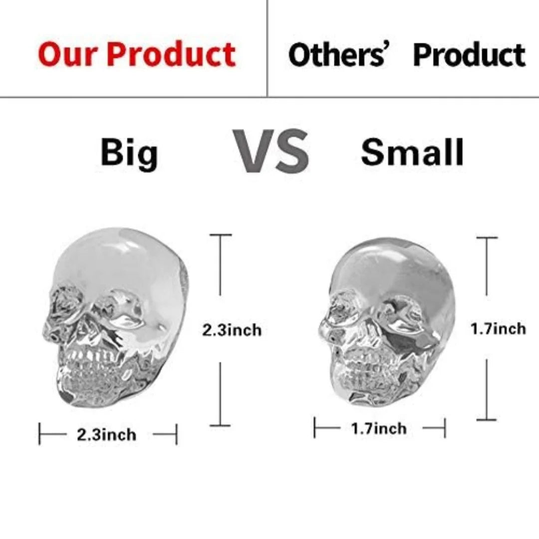 Easy‑Release Silicone Skull Ice Mold – 3D Food‑Grade Ice Maker for Cocktails & Spirits
