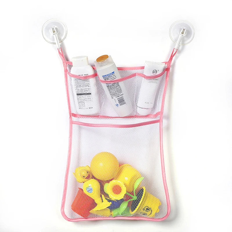 Baby Bath Toys with Mesh Storage Bag – Cute Animal Sets with Strong Suction Cups
