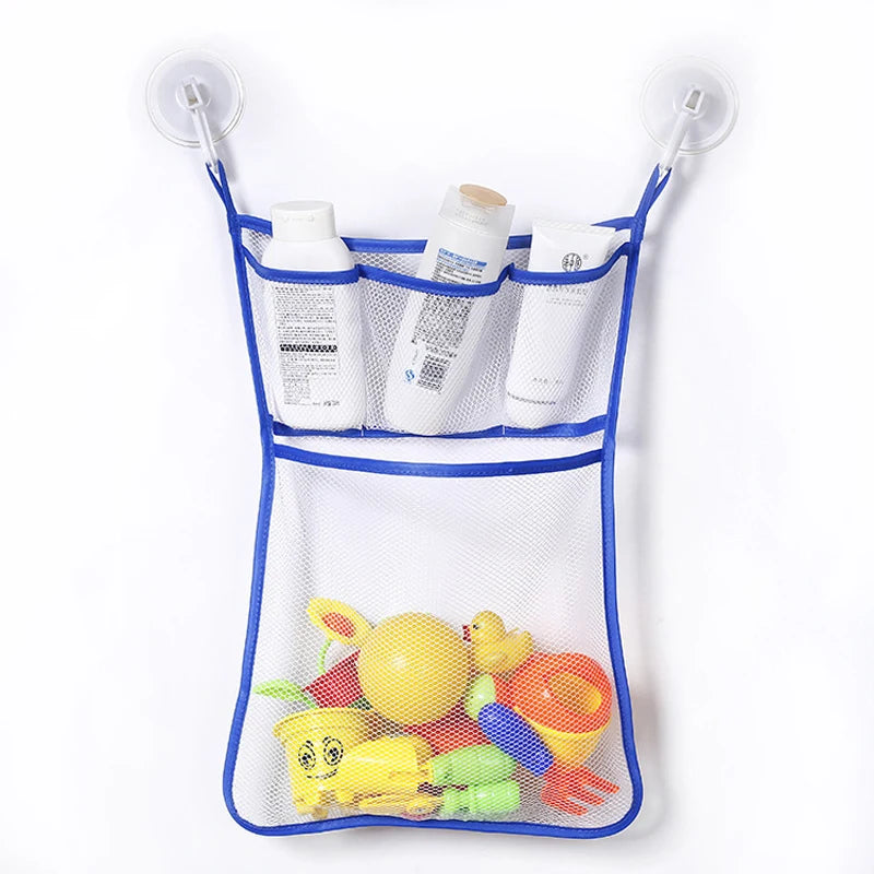 Baby Bath Toys with Mesh Storage Bag – Cute Animal Sets with Strong Suction Cups