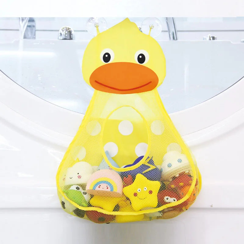 Baby Bath Toys with Mesh Storage Bag – Cute Animal Sets with Strong Suction Cups