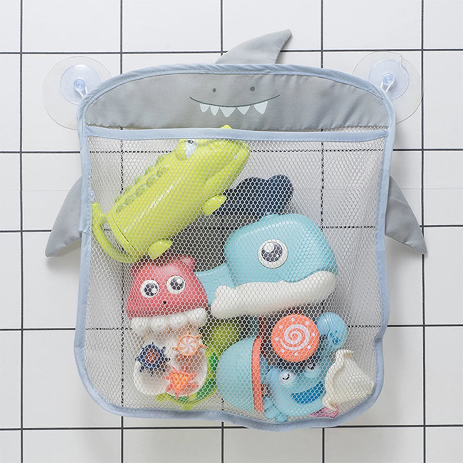 Baby Bath Toys with Mesh Storage Bag – Cute Animal Sets with Strong Suction Cups