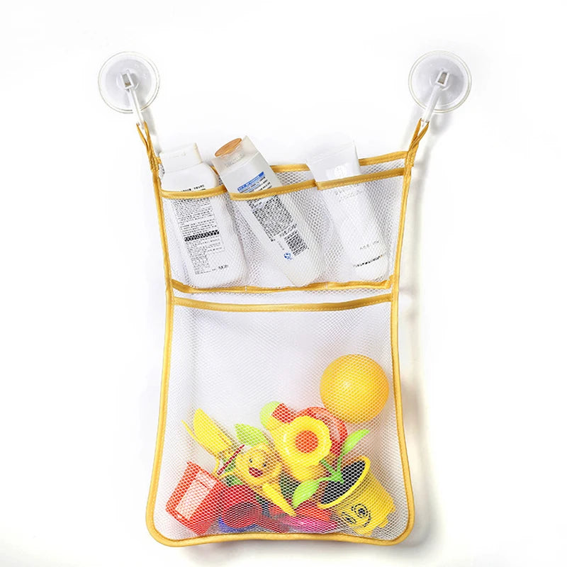Baby Bath Toys with Mesh Storage Bag – Cute Animal Sets with Strong Suction Cups