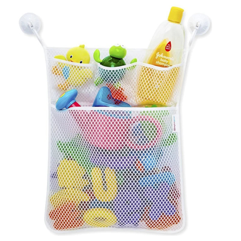 Baby Bath Toys with Mesh Storage Bag – Cute Animal Sets with Strong Suction Cups