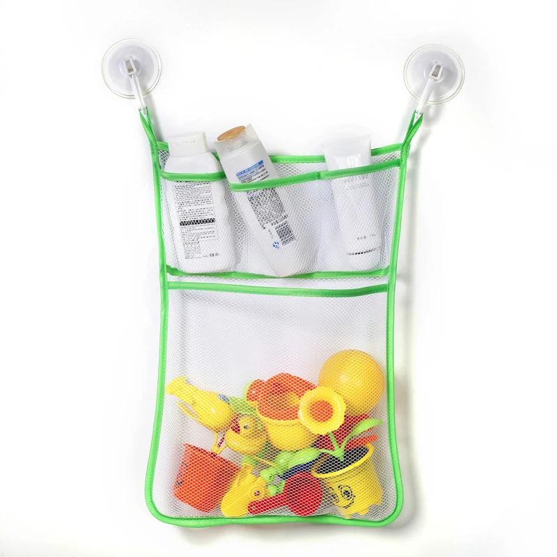 Baby Bath Toys with Mesh Storage Bag – Cute Animal Sets with Strong Suction Cups