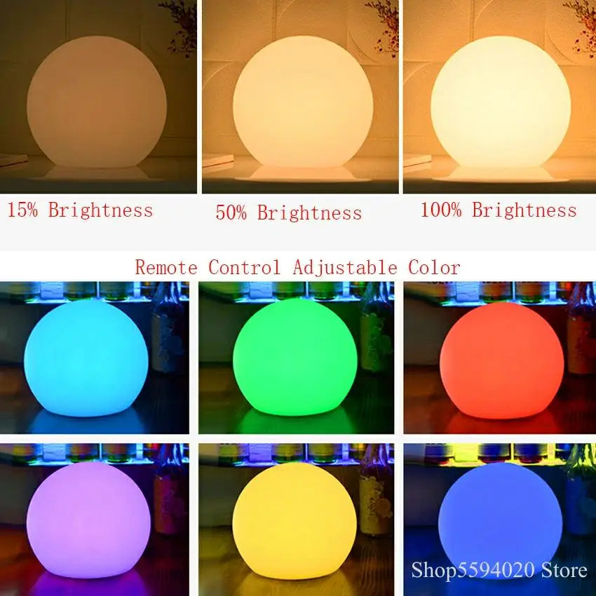 Cozy LED Ball Floor Lamp – Warm Ambient Globe Light for Relaxed Spaces