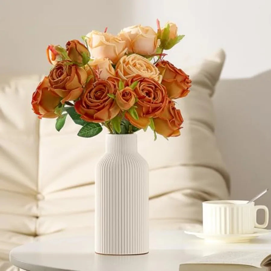 Minimalist Ceramic Flower Vase for Modern Home Decor