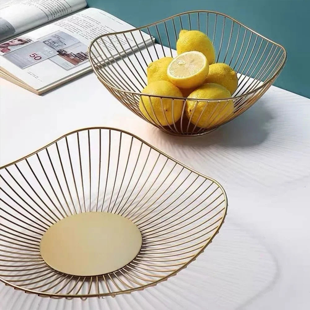 Geometric Fruit Gallery - Matte Wire Basin